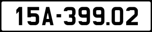 Thông tin biển số xe 15A-399.02 ảnh biển số xe 15A-399.02