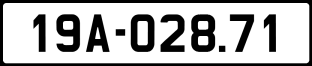 ảnh biển số xe 19A-028.71