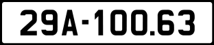 Thông tin biển số xe 29A-100.63 ảnh biển số xe 29A-100.63