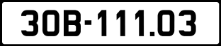 ảnh biển số xe 30B-111.03