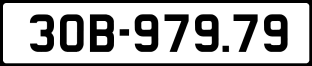 Thông tin biển số xe 30B-979.79 ảnh biển số xe 30B-979.79