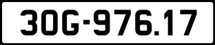 Thông tin biển số xe 30G-976.17 ảnh biển số xe 30G-976.17