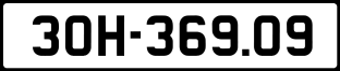 Thông tin biển số xe 30H-369.09 ảnh biển số xe 30H-369.09