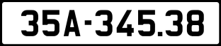 Thông tin biển số xe 35A-345.38 ảnh biển số xe 35A-345.38