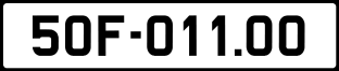 ảnh biển số xe 50F-011.00