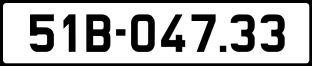 Thông tin biển số xe 51B-047.33 ảnh biển số xe 51B-047.33