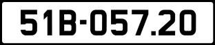 ảnh biển số xe 51B-057.20