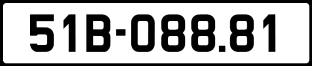 Thông tin biển số xe 51B-088.81 ảnh biển số xe 51B-088.81