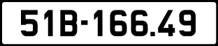 ảnh biển số xe 51B-166.49