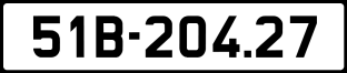 ảnh biển số xe 51B-204.27