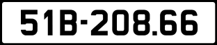 Thông tin biển số xe 51B-208.66 ảnh biển số xe 51B-208.66