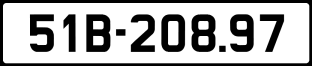 ảnh biển số xe 51B-208.97
