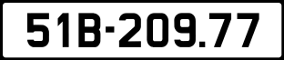ảnh biển số xe 51B-209.77