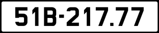 Thông tin biển số xe 51B-217.77 ảnh biển số xe 51B-217.77