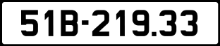 ảnh biển số xe 51B-219.33