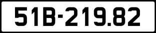 ảnh biển số xe 51B-219.82