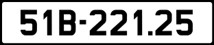 Thông tin biển số xe 51B-221.25 ảnh biển số xe 51B-221.25