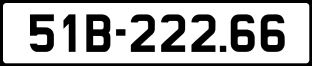 ảnh biển số xe 51B-222.66