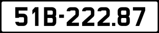 ảnh biển số xe 51B-222.87