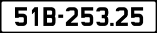 Thông tin biển số xe 51B-253.25 ảnh biển số xe 51B-253.25