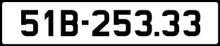 Thông tin biển số xe 51B-253.33 ảnh biển số xe 51B-253.33