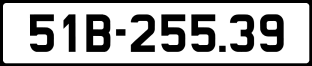Thông tin biển số xe 51B-255.39 ảnh biển số xe 51B-255.39