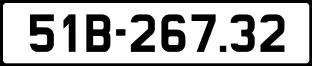 ảnh biển số xe 51B-267.32