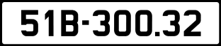 Thông tin biển số xe 51B-300.32 ảnh biển số xe 51B-300.32