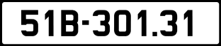 ảnh biển số xe 51B-301.31