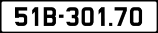 Thông tin biển số xe 51B-301.70 ảnh biển số xe 51B-301.70