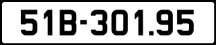 ảnh biển số xe 51B-301.95