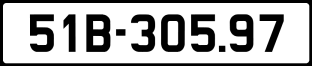 ảnh biển số xe 51B-305.97