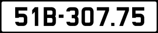 ảnh biển số xe 51B-307.75
