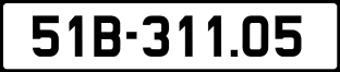 ảnh biển số xe 51B-311.05