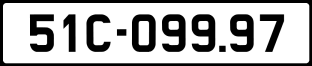 ảnh biển số xe 51C-099.97
