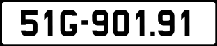ảnh biển số xe 51G-901.91