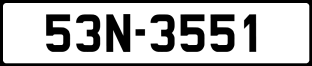 ảnh biển số xe 53N-3551