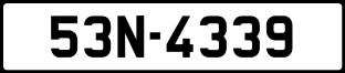 ảnh biển số xe 53N-4339