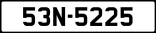 Thông tin biển số xe 53N-5225 ảnh biển số xe 53N-5225