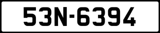 ảnh biển số xe 53N-6394