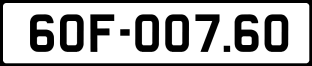 Thông tin biển số xe 60F-007.60 ảnh biển số xe 60F-007.60
