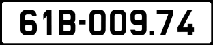ảnh biển số xe 61B-009.74