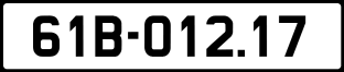 ảnh biển số xe 61B-012.17