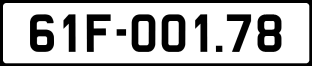 ảnh biển số xe 61F-001.78
