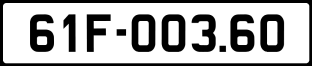 Thông tin biển số xe 61F-003.60 ảnh biển số xe 61F-003.60