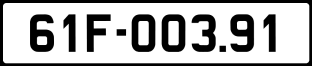 ảnh biển số xe 61F-003.91