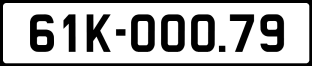 Thông tin biển số xe 61K-000.79 ảnh biển số xe 61K-000.79
