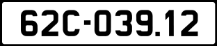 ảnh biển số xe 62C-039.12