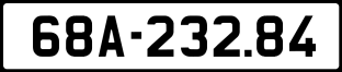 ảnh biển số xe 68A-232.84