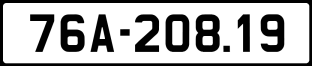 Thông tin biển số xe 76A-208.19 ảnh biển số xe 76A-208.19